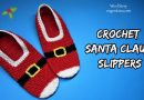 220 – How to Crochet Santa Claus Slippers