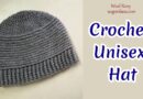 381 – Easy Crochet Beanie for Men & Women – Unisex Hat
