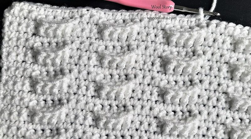 387 – Lovely Crochet Stitch for Baby Blankets and many other things – Easy to make