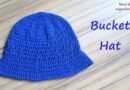 410 – Super Easy Crochet Top-Down Bucket Hat Tutorial